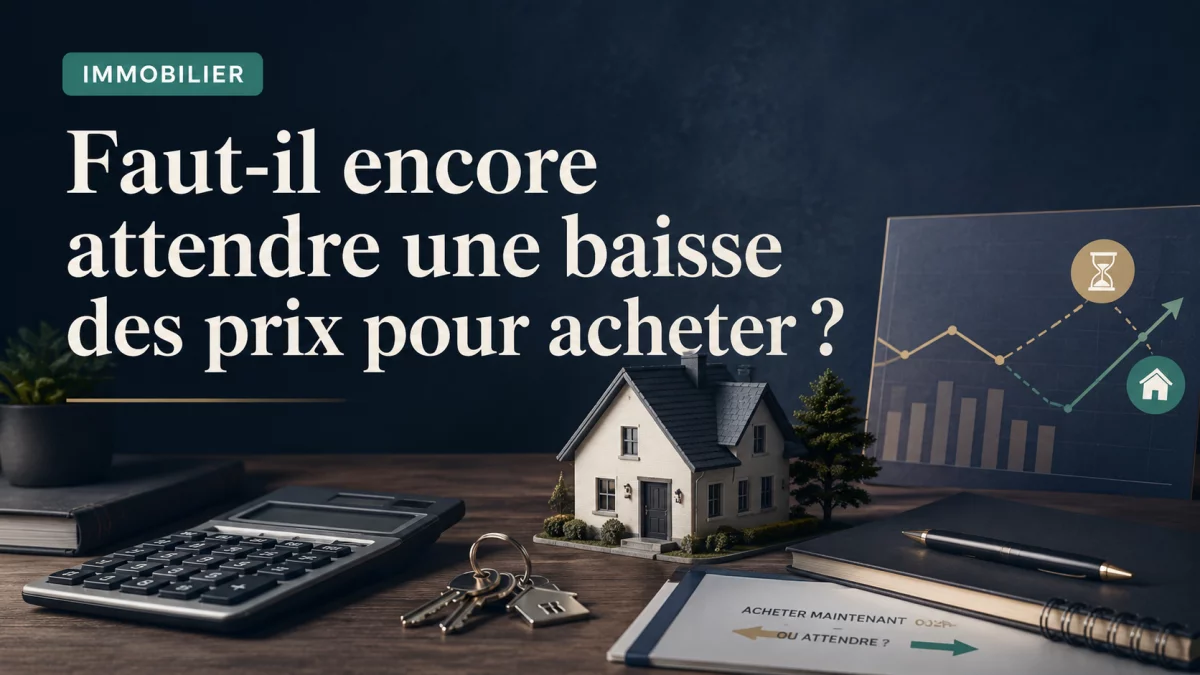 Faut-il encore attendre une baisse des prix pour acheter dans l’immobilier ?