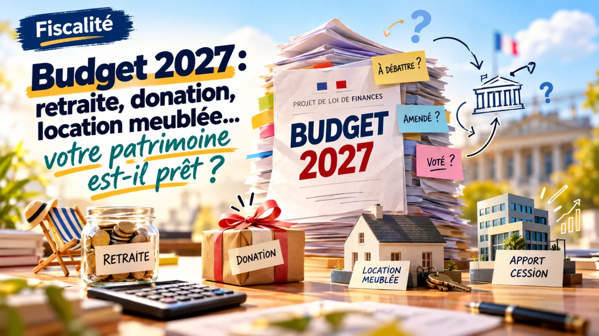 Budget 2027 : retraite, donation, location meublée… votre patrimoine est-il prêt pour ce qui se prépare ?
