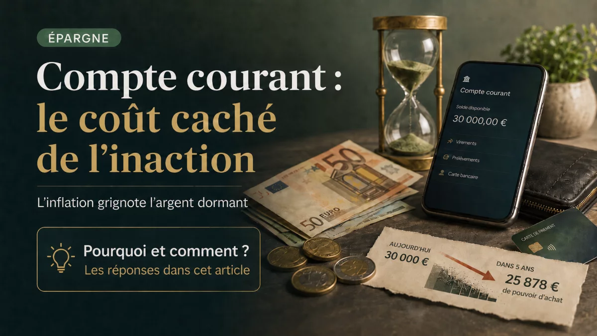 Pourquoi laisser trop d’argent sur son compte courant vous appauvrit discrètement
