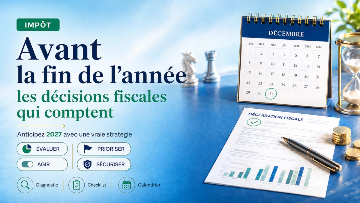 les décisions à prendre avant la fin de l’année pour éviter les mauvaises surprises en 2027