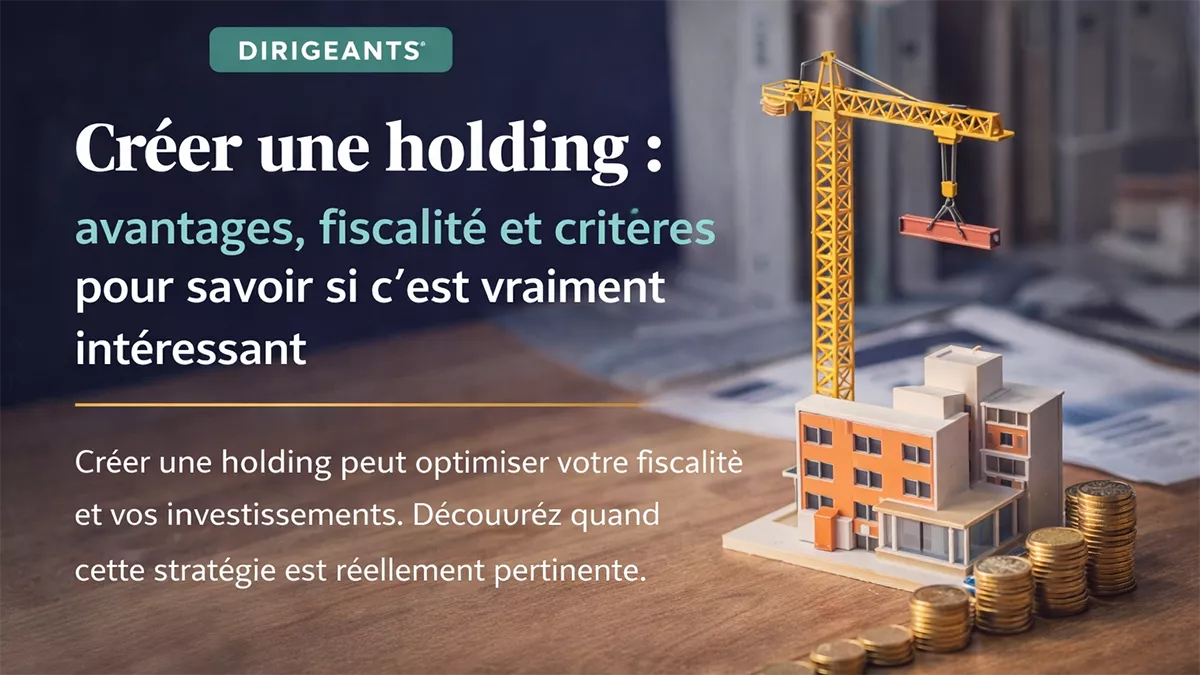 Créer une holding : avantages, fiscalité et critères pour savoir si c’est vraiment intéressant