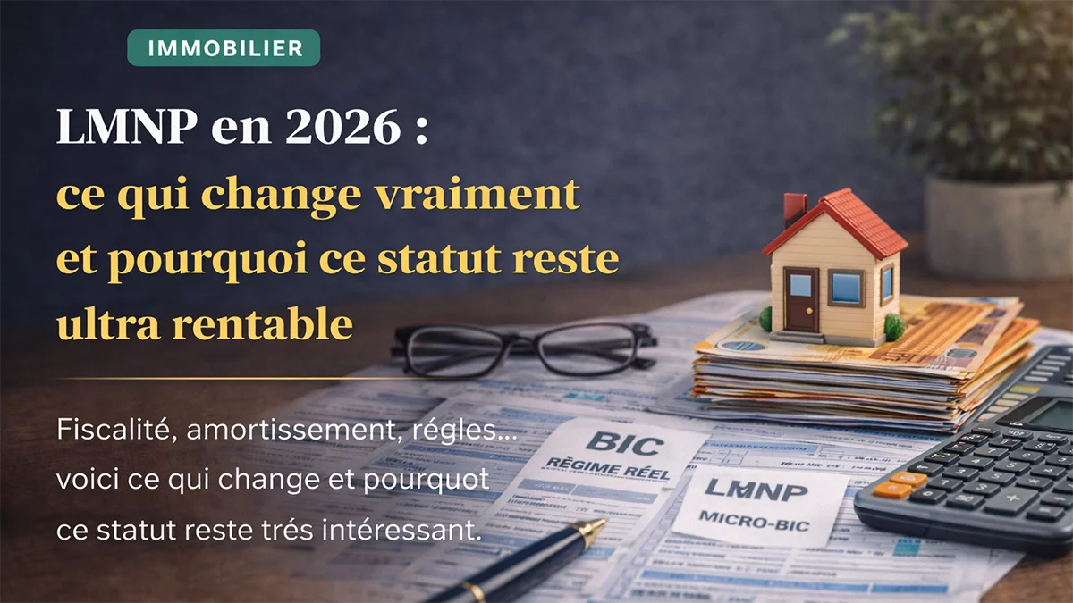 LMNP en 2026 : ce qui change vraiment et pourquoi ce statut reste ultra rentable