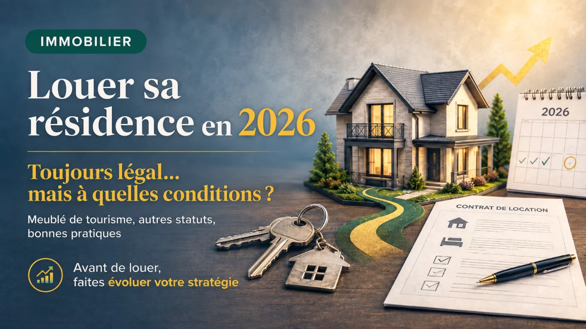 Louer sa résidence principale ou secondaire en 2026 : est-ce toujours possible et sous quelles conditions ?