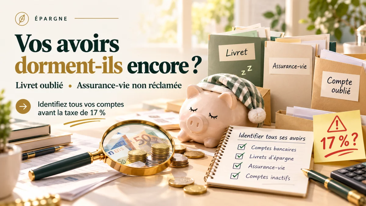 Livret oublié, assurance-vie jamais réclamée : l'État s'intéresse à votre épargne endormie