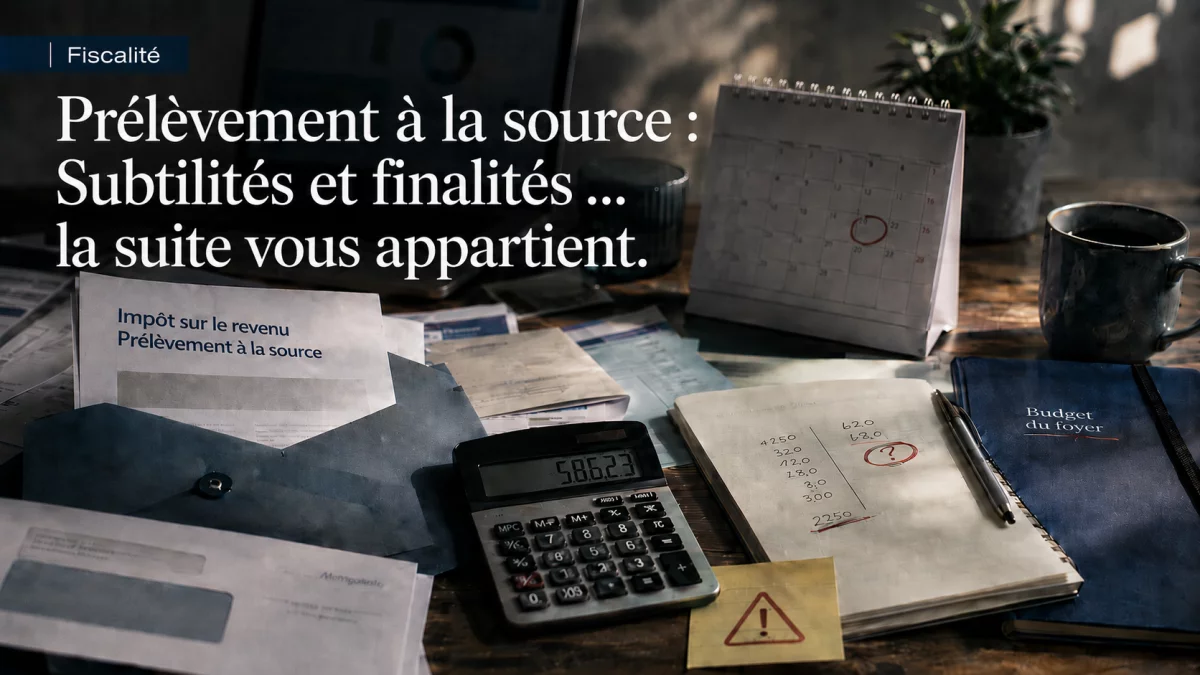 Impôt sur le revenu : pourquoi votre taux de prélèvement ne reflète pas toujours votre situation