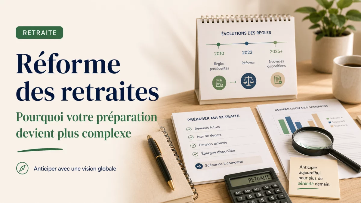 Réforme des retraites : pourquoi les nouvelles règles rendent votre préparation plus complexe qu’avant