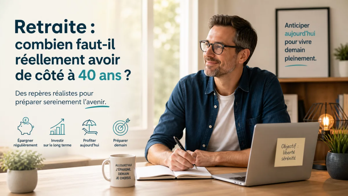 Retraite : combien faut-il réellement avoir de côté à 40 ans ?
