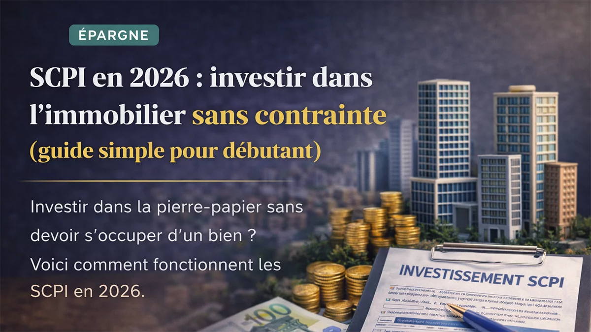 SCPI en 2026 : investir dans l’immobilier sans contrainte (guide simple pour débutant)