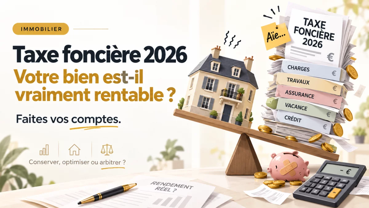 Taxe foncière 2026 : votre investissement immobilier est-il toujours aussi rentable que vous le pensez ?