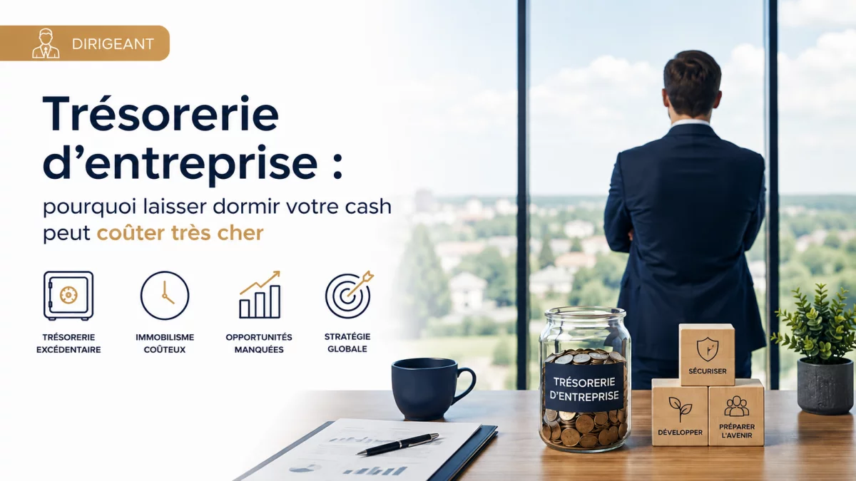 Trésorerie d’entreprise : pourquoi laisser dormir votre cash peut coûter très cher