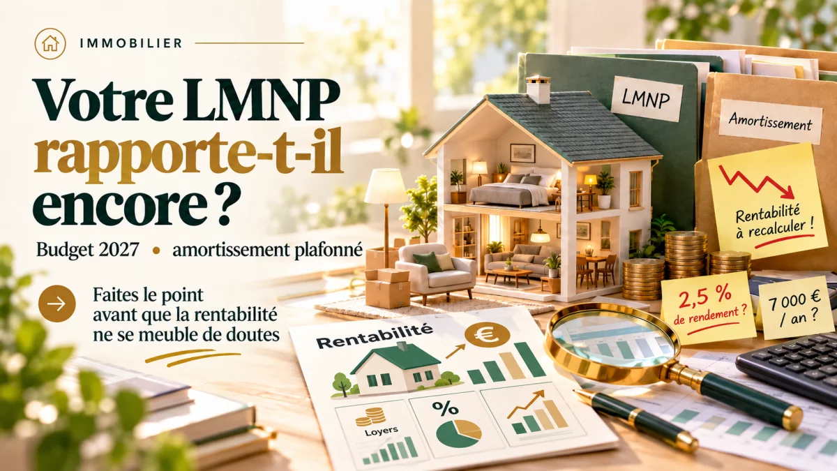 Location meublée : le budget 2027 veut raboter l’amortissement, votre investissement reste-t-il rentable ?